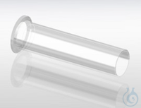 Vacuumflens, Kwartsglas, NW25KF, uit buis 30x2.0mm lengte 100mm